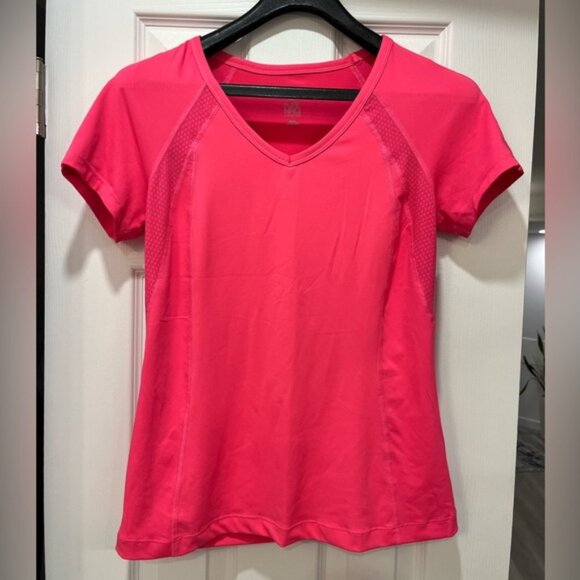 Pure NRG Hot Pink Athletic Tee Lightweight Sporty Size Medium Yoga Gym Core - Picture 1 of 5